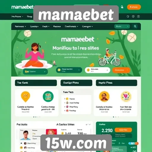 Exploração da interface do usuário do site mamaebet